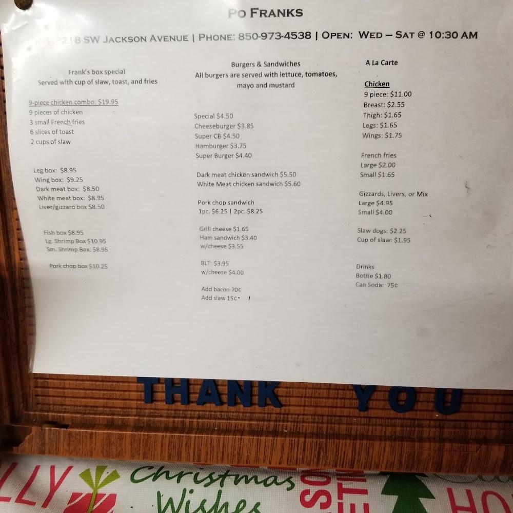Frank's Fry House & Market Special